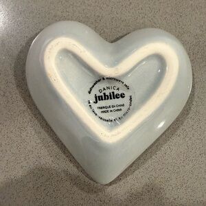 Heart shaped ring dish
